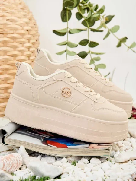 Sneakerși Resti alb