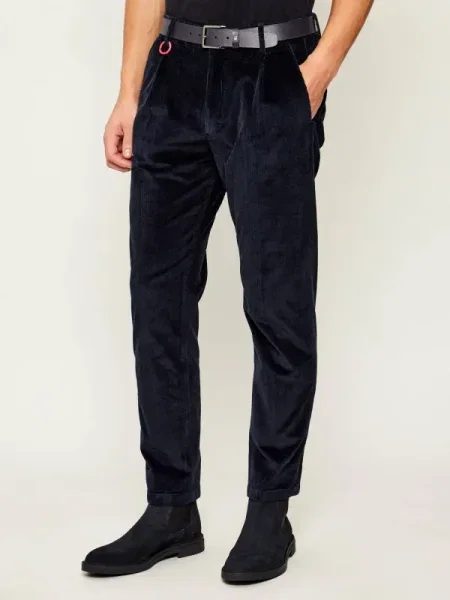 Joop! Jeans De catifea reiată pantaloni chino Lead