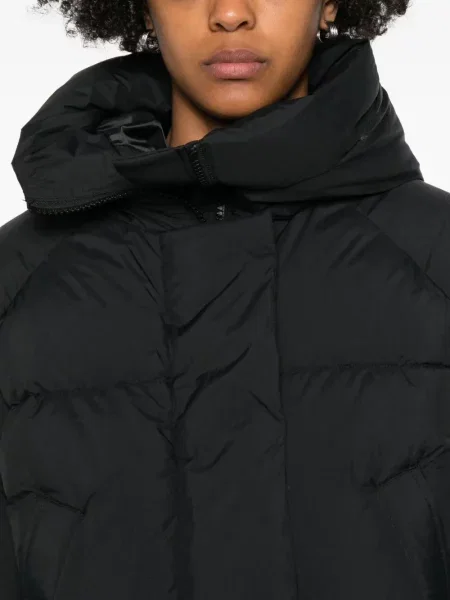 Geacă cu puf Canada Goose cu glugă negru
