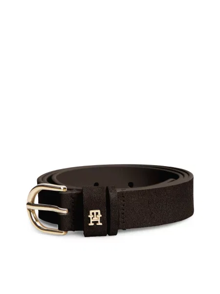 TOMMY HILFIGER Curea Essential Effortless închis maro