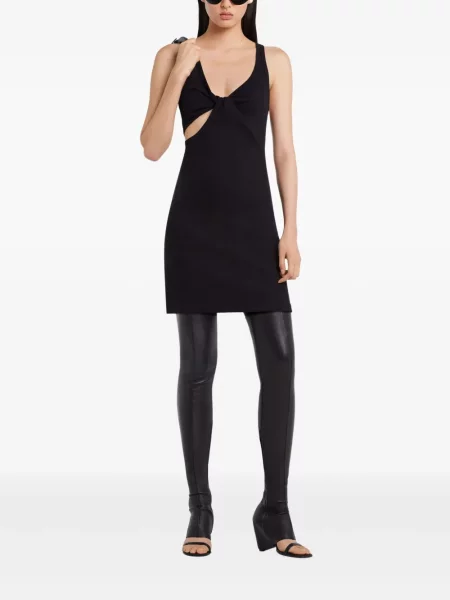 Rochie mini Courreges de costum negru