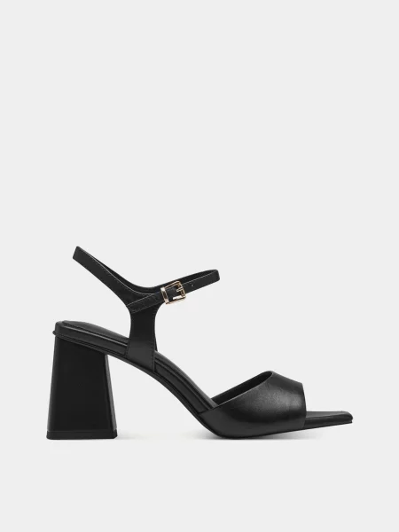 Marco Tozzi Босоніжки Шкіра чорний