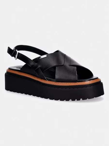 Usnjeni sandali Liu Jo BESSIE 02 črna