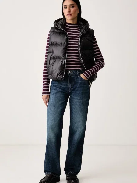 Bluză Tommy Jeans cu guler înalt