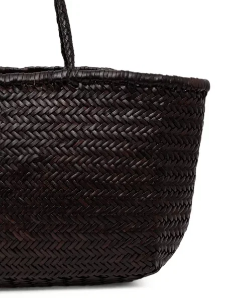 Geantă shopper Dragon Diffusion din piele maro