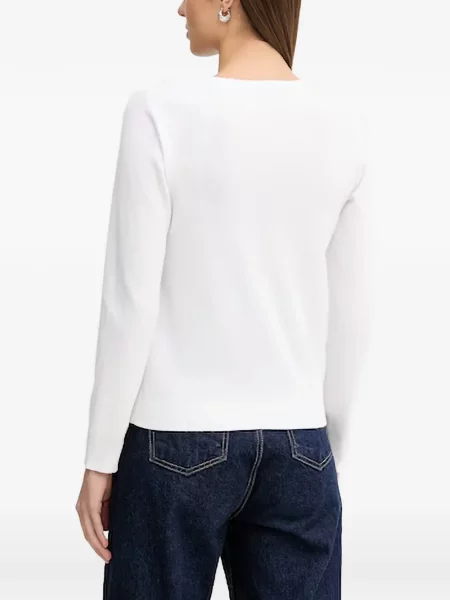 Cardigan Benetton alb