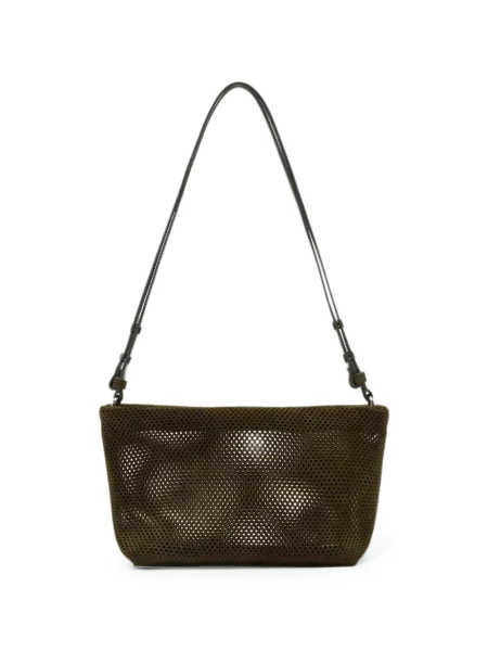 Geantă Proenza Schouler din piele de căprioară verde