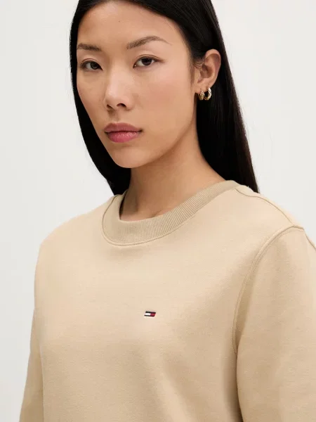 Суитчър Tommy Jeans бежово