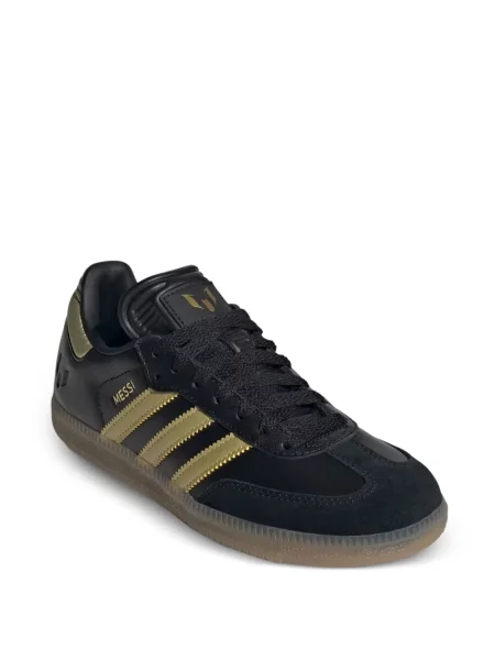 Sneakerși Adidas Gazelle cu dungi cu autograf gri