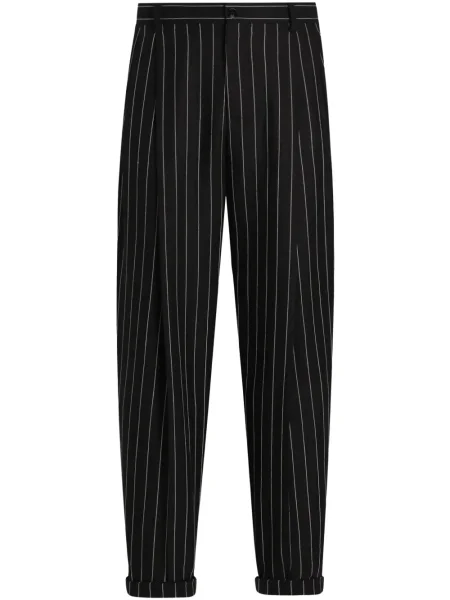 Pantaloni Dolce & Gabbana cu dungi negru