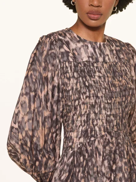 Allsaints Sukienka Chia braun czarna