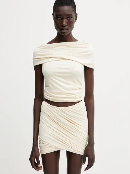 Rick Owens Lilies bluză cu bretele pentru femei cu vâscoză Lola bej