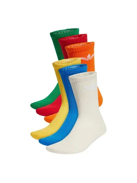 ADIDAS ORIGINALS Șosete albastru / galben / verde / portocaliu / roșu alb