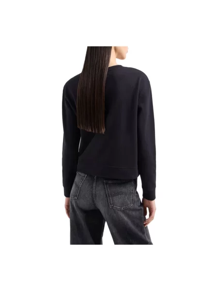 Bluza sportowa Emporio Armani z logo niebieska