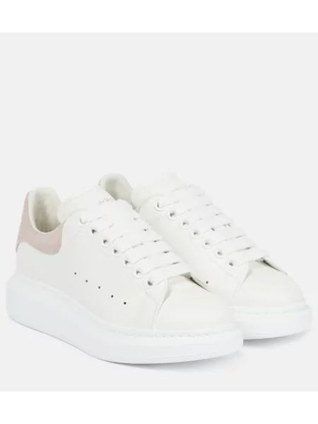 Sneakerși Alexander Mcqueen din piele alb