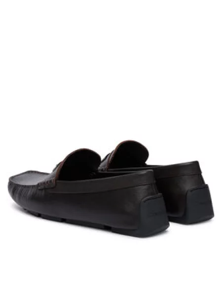 Mokasinke Calvin Klein Driver Hdw Lth Tamno smeđa