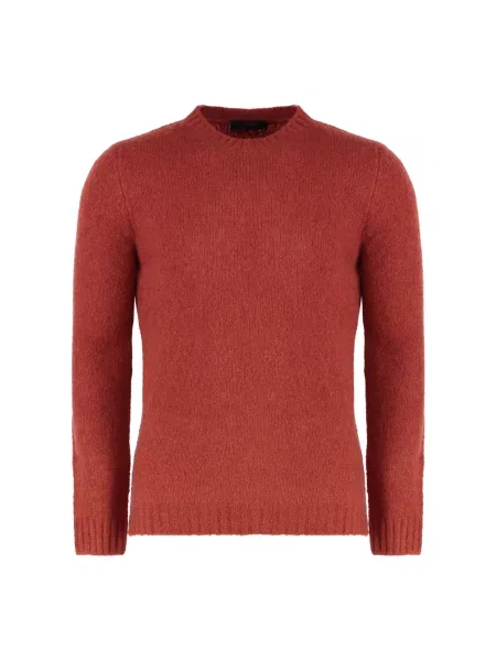 Kardigan Moorer z kaszmiru pomarańczowy