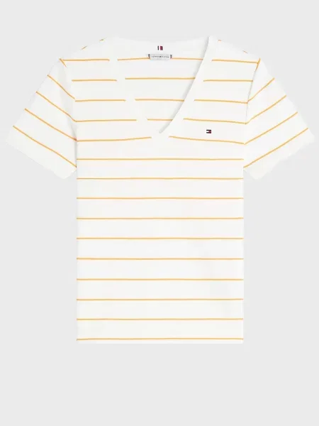 У смужку футболка Tommy Hilfiger біла