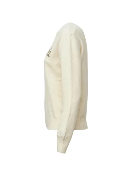 Pulover Mc2 Saint Barth cu broderie alb