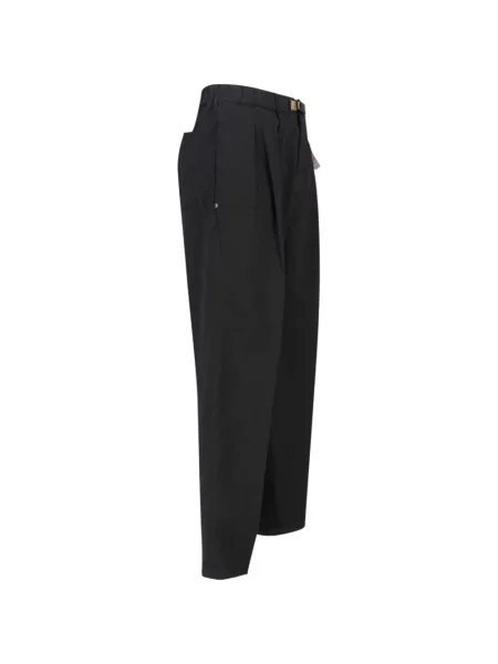 Pantaloni White Sand plisate alb