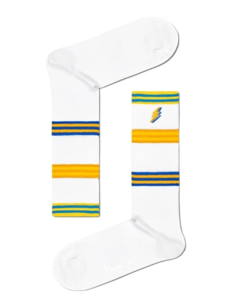 Nogavice Happy Socks bela