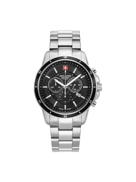 Lniany zegarek Swiss Alpine Military szary