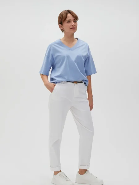 Pantaloni Marisse alb