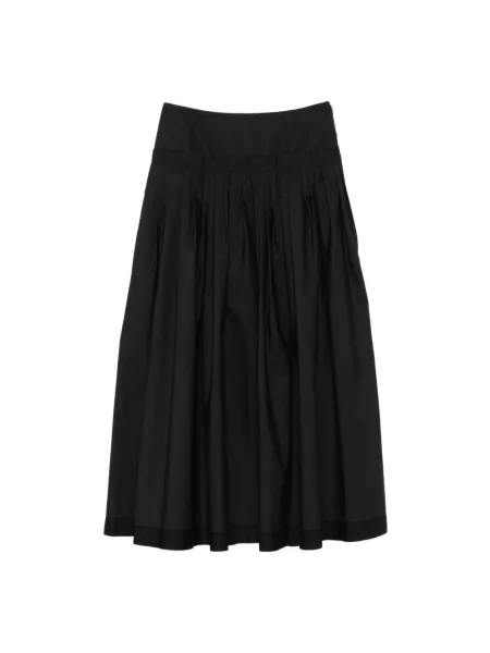 Spódnica plisowana Lanvin do kolan czarna