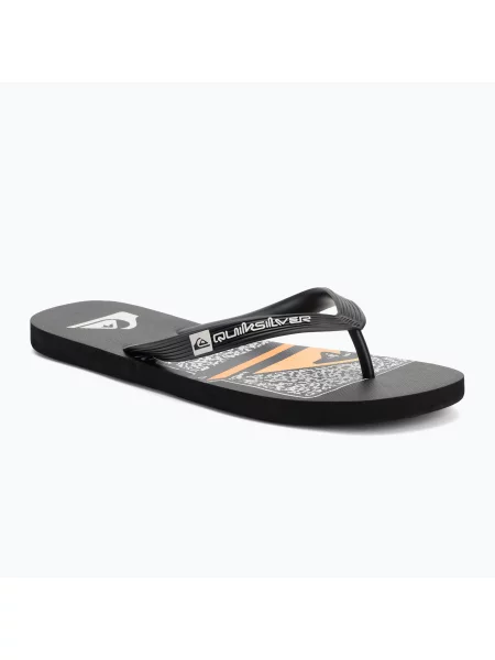 Žabky Quiksilver Java Art black 1 černé