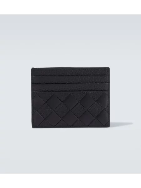 Portofel Bottega Veneta din piele negru