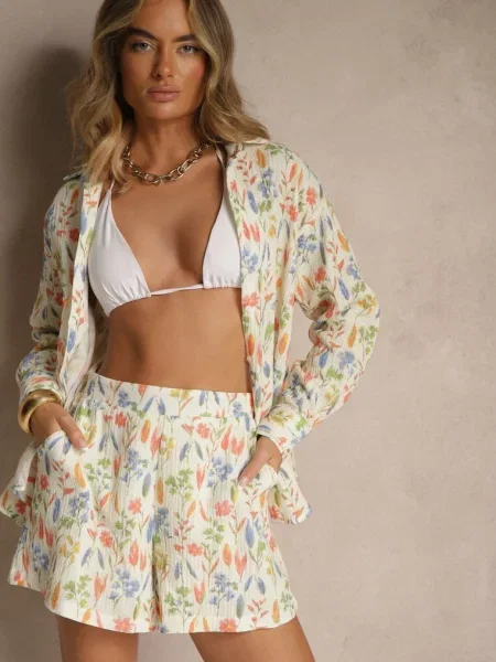 Pantaloni scurți Nilarose bej