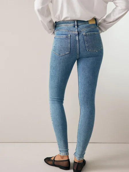 Next Jeans denim albastru
