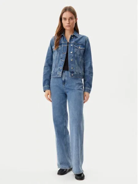 Tommy Jeans Jeansová bunda modrá