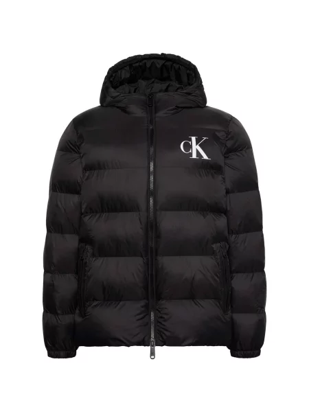 Geacă de blugi Calvin Klein Jeans negru