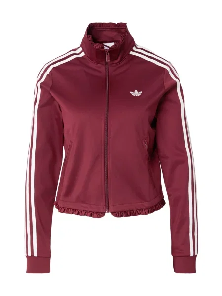 ADIDAS ORIGINALS Hanorac FB roșu bordeaux alb