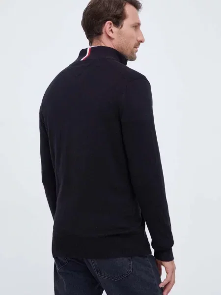 Svetr se směsí kašmíru Tommy Hilfiger černá