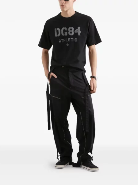 Tricou Dolce & Gabbana cu autograf negru