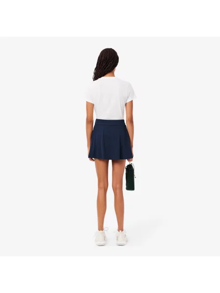 Lacoste Spódnica Sportowa Ultra Dry Z Szortami niebieska