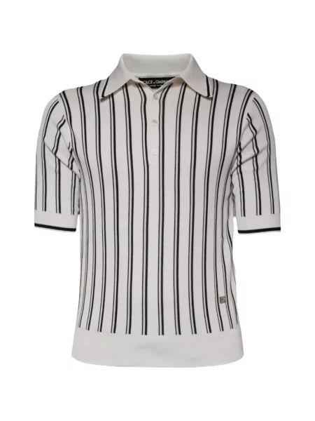 Tricou polo Dolce & Gabbana cu dungi