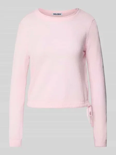 Sweter z okrągłym dekoltem i tunelem Review