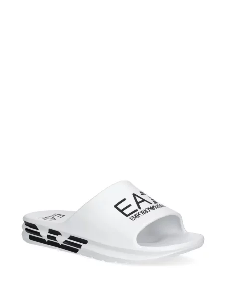 Papuci Ea7 Emporio Armani cu imagine alb