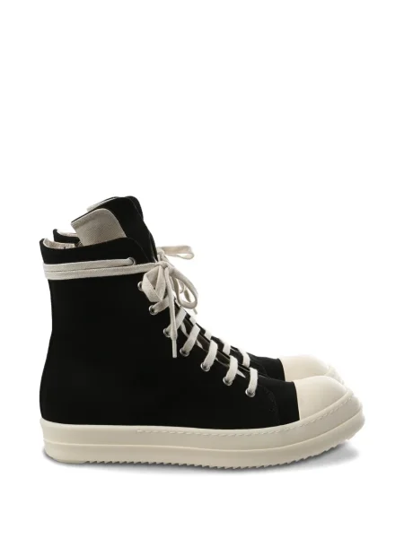 Sneakerși Rick Owens Drkshdw cu șireturi din dantelă negru