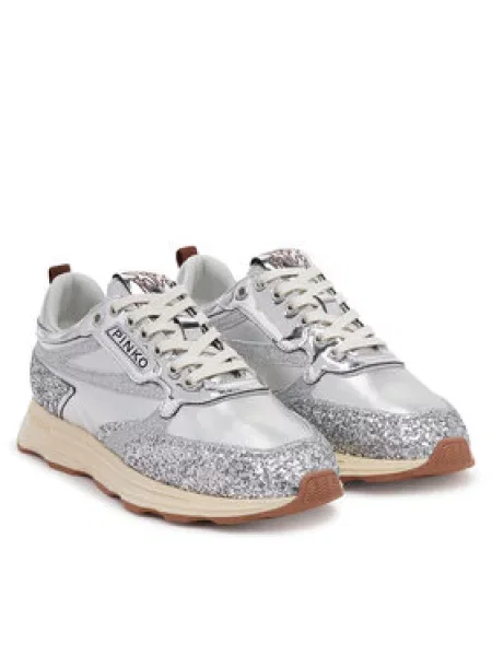 PINKO Sneakersy Zoe 03 stříbrná