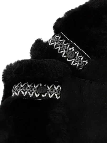 Γάντια Ugg από δέρμα προβάτου μαύρο