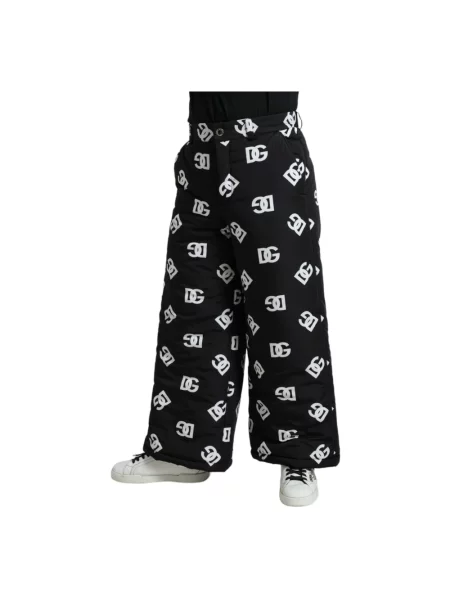 Spodnie Dolce And Gabbana pikowane czarne