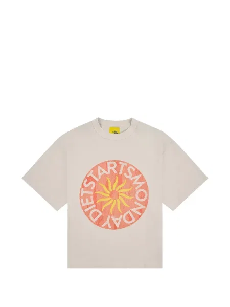 Tricou Diet Starts Monday cu imagine alb