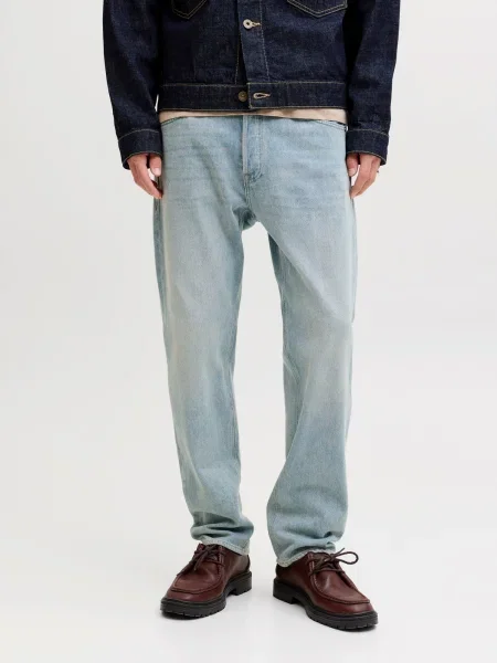 JACK & JONES Jeans JJICHRIS JJORIGINAL deschis albastru
