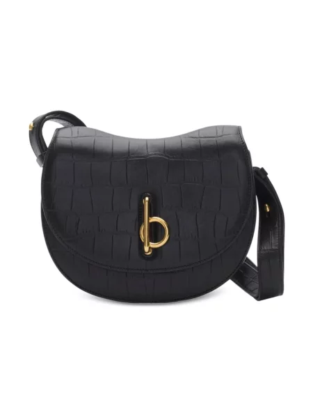 Torebka Burberry skórzana czarna