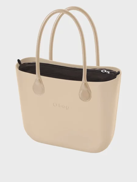Мини сумка O Bag бежевая