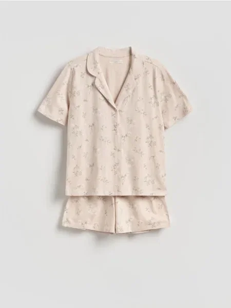 Reserved Pijama din două piese din bej